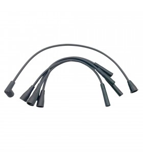 Faisceau d'allumage en silicone Noir avec cosses Droites "NGK" - 1