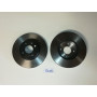 Pair of ventilated brake discs - Ø 260mm x thickness 20mm - A310.6 (after 1980) / R5 Turbo - ref 6001000253 - 1