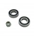 Kit of 2 front wheel bearings - Ø 30x62x16mm (x2) - Ref 7701460637 - 2