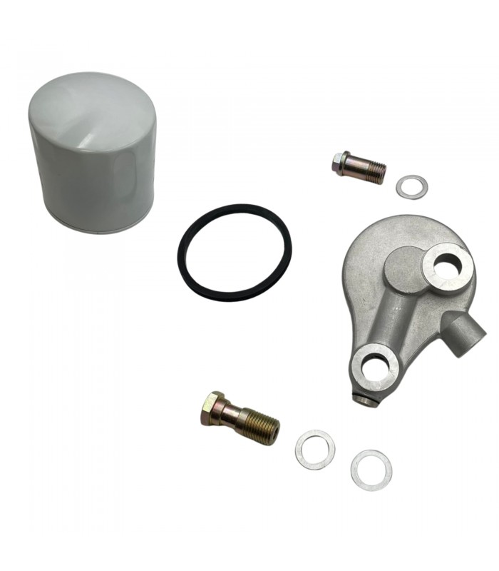 Support de filtre à huile avec filtre, joints et 2 vis banjo de fixation - Moteur Ventoux Type 670 - 2