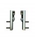 Pair of adjustable rack support