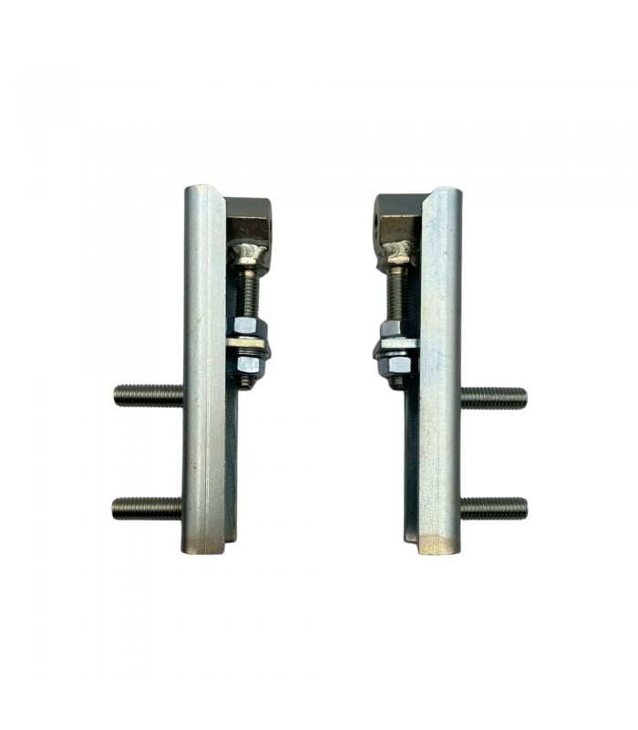 Pair of adjustable rack support
