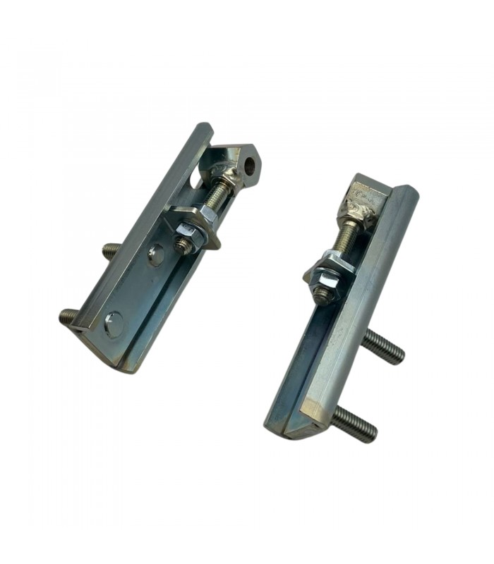 Pair of adjustable rack support