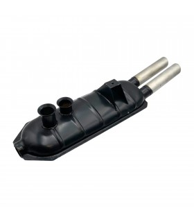 Original silencer 2 outputs - A110 1600 VC and VB (n°17700 to...) - Ref 6000001241