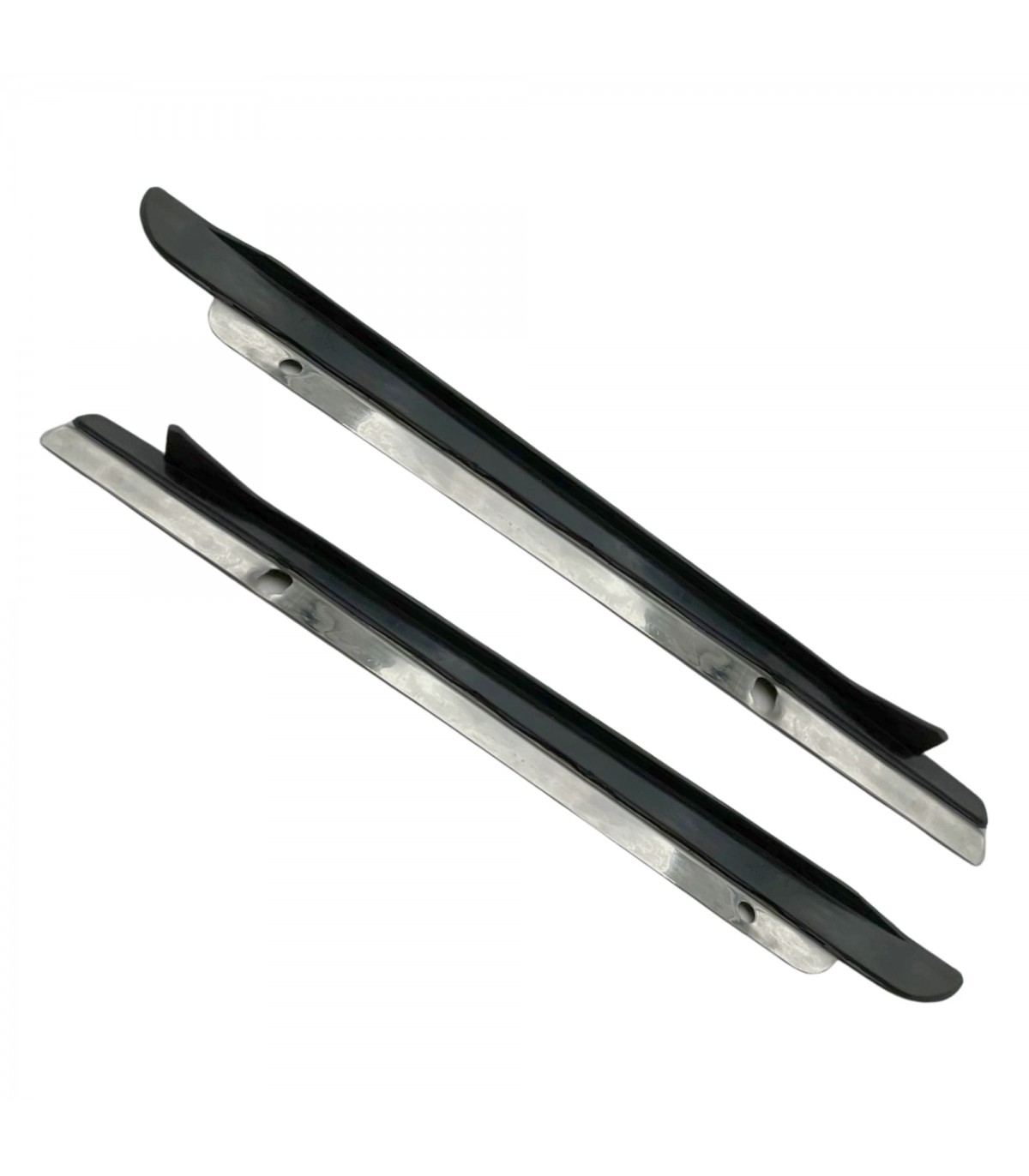 Kit de 4 baguettes de lèches vitres Extérieur (Avant et Arrière) - Joints Caoutchouc et métal - R8 / R8G / R10 - 4