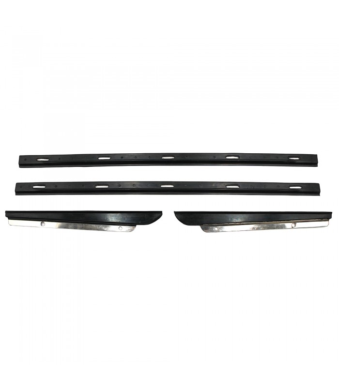 Kit of 4 Exterior Window Weatherstrip Strips (Front and Rear) - Rubber and Metal Seals - R8 / R8G / R10 - 2