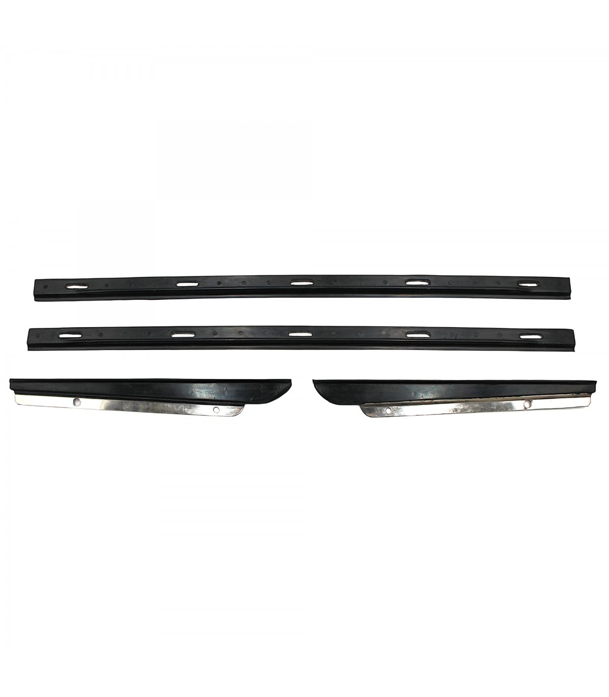 Kit of 4 Exterior Window Weatherstrip Strips (Front and Rear) - Rubber and Metal Seals - R8 / R8G / R10 - 2