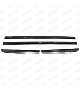 Kit de 4 baguettes de lèches vitres Extérieur (Avant et Arrière) - Joints Caoutchouc et métal - R8 / R8G / R10 - 1