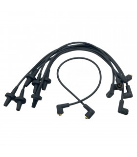 Black silicone ignition wiring harness with straight terminals - Ref 7700268696 - 7700268919 - 1