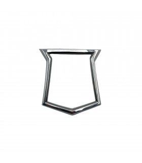 Entourage en plastique chromé de monogramme de capot Avant - Dauphine - 1