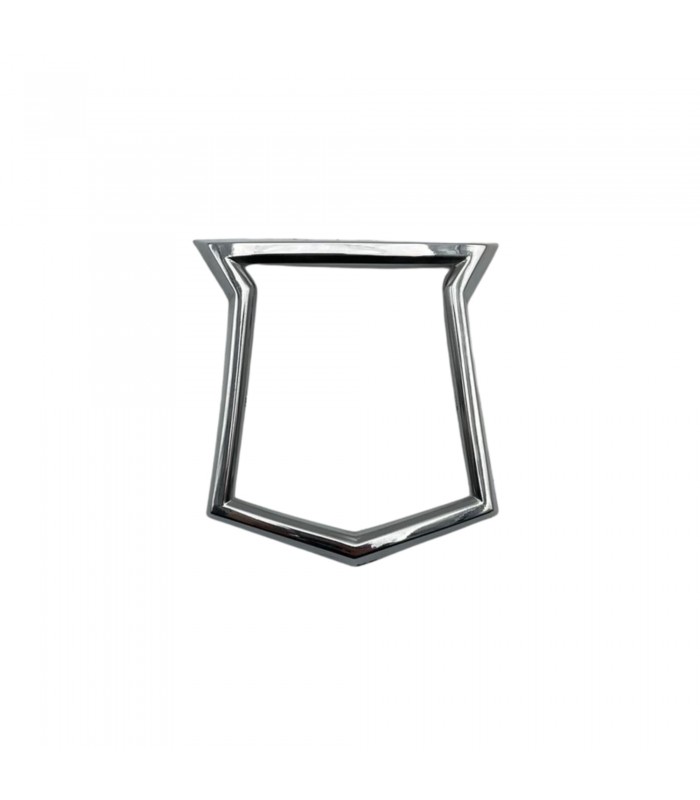 Entourage en plastique chromé de monogramme de capot Avant - Dauphine - 1