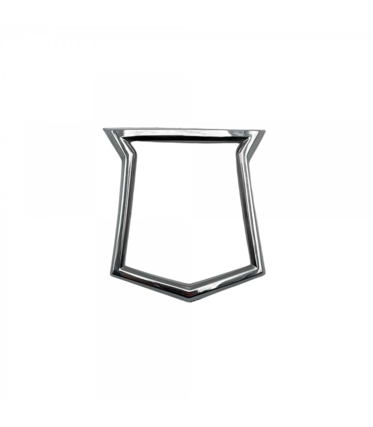 Entourage en plastique chromé de monogramme de capot Avant - Dauphine - 1