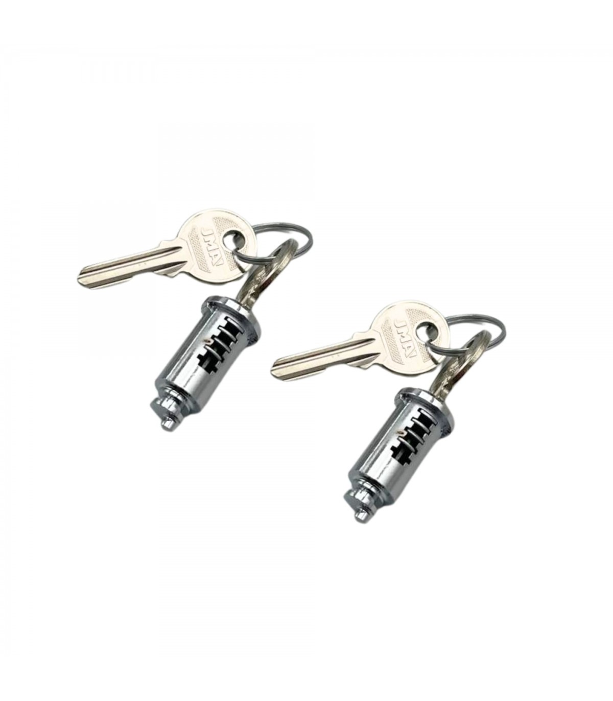 Paire de barillets de porte avant ou de capot - 4CV / Dauphine - 2