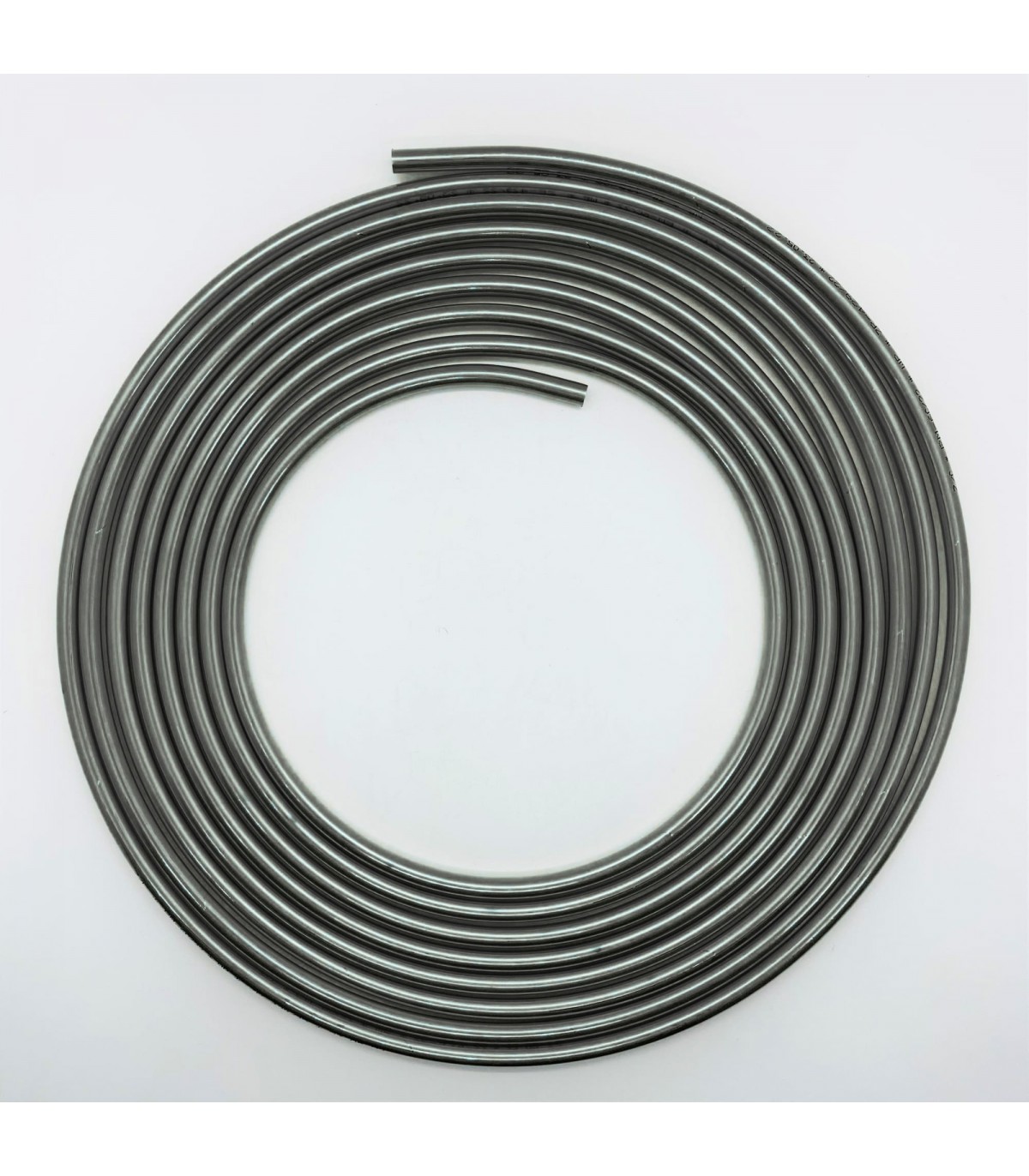 Couronne de 5 mètres de tube acier avec revêtement PVF pour circuit de freinage - Ø 4.75mm / 3/16'' (Ø 2.75x4.75mm) - 1