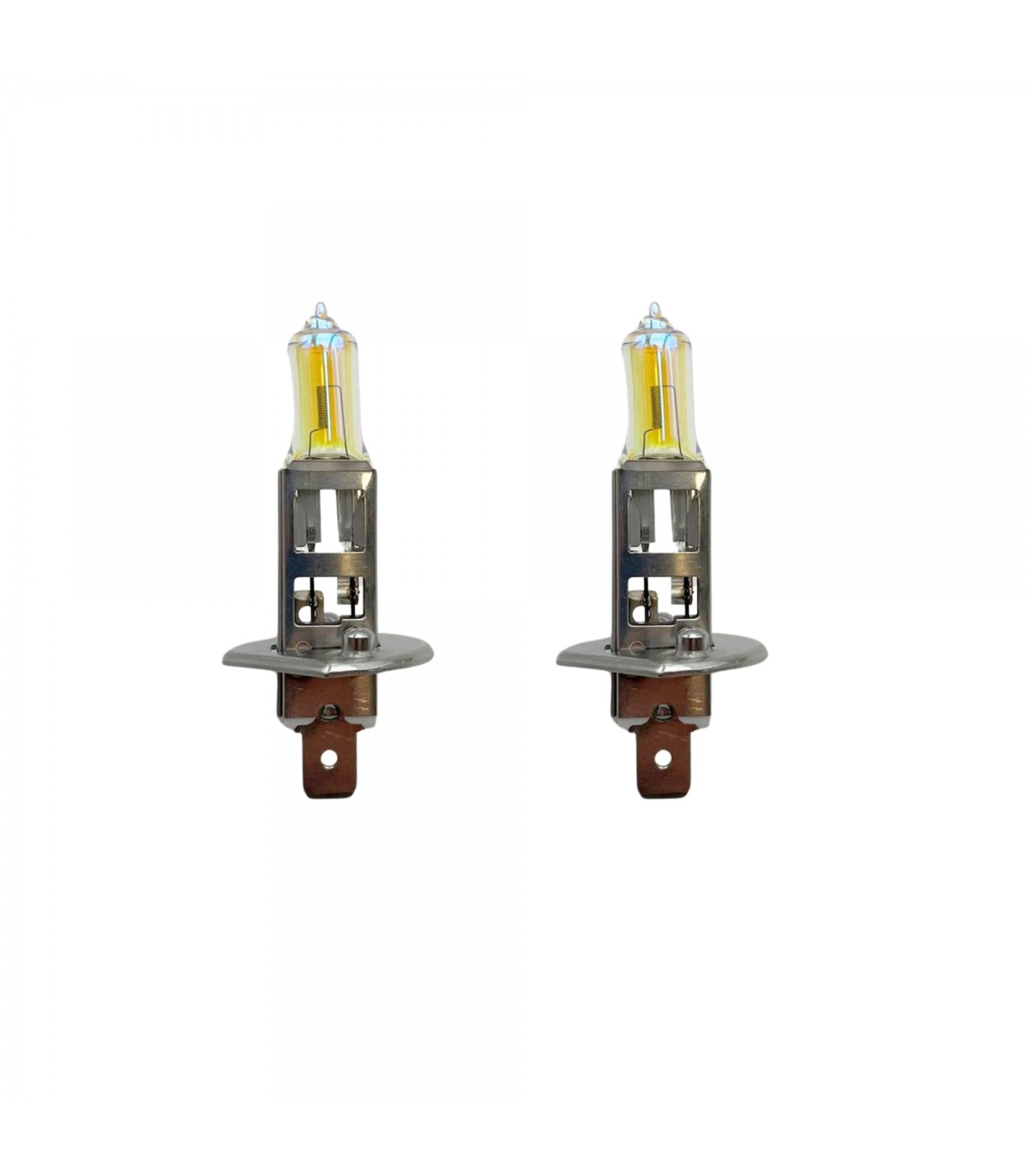12V halogen bulb - YELLOW - 55W - H1 - P14.5s - 2