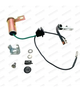 Points and condenser kit with wires for Ducellier distributor - Super 5 / R11 / Clio I - 1