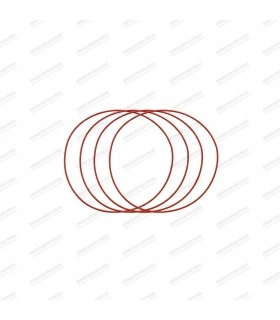 Kit of 4 liner base O-rings Ø 77.2mm - 1