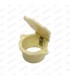 Rear seat heating flap "Round / Round" - 4CV (1st model)