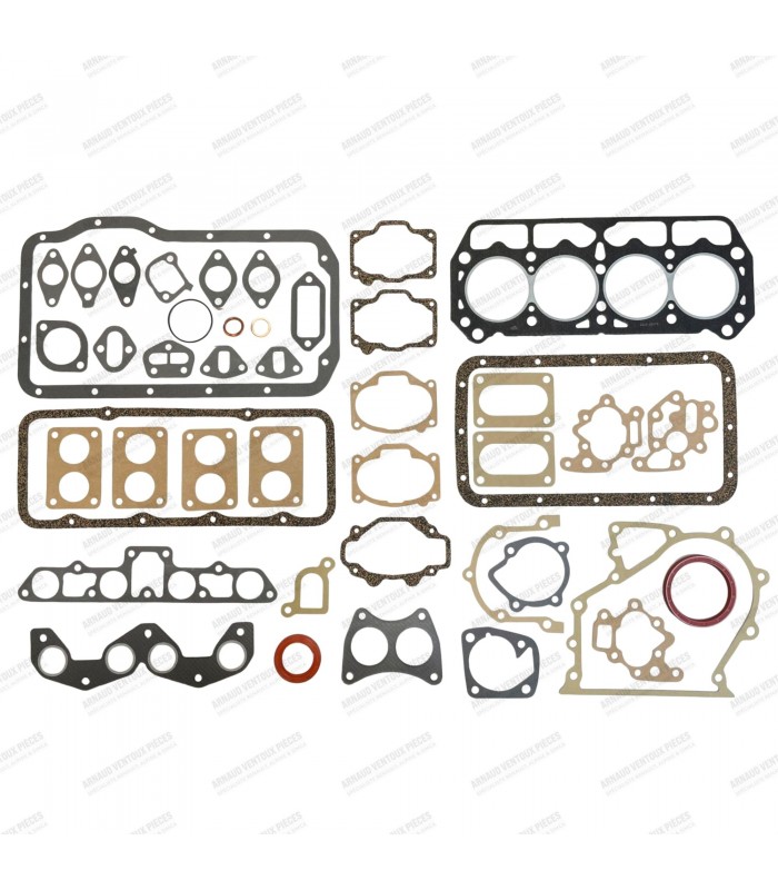 Pochette complète de joints moteur (Alésage Ø 76,7mm) - Moteur 1294cm³ (Type 371 - 1G1) - Simca Rallye 1 - 1