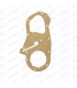 Joint papier entre plaque de distribution et bloc moteur - Type 800-01 /  680-02 - Réf 0428695100 - 1
