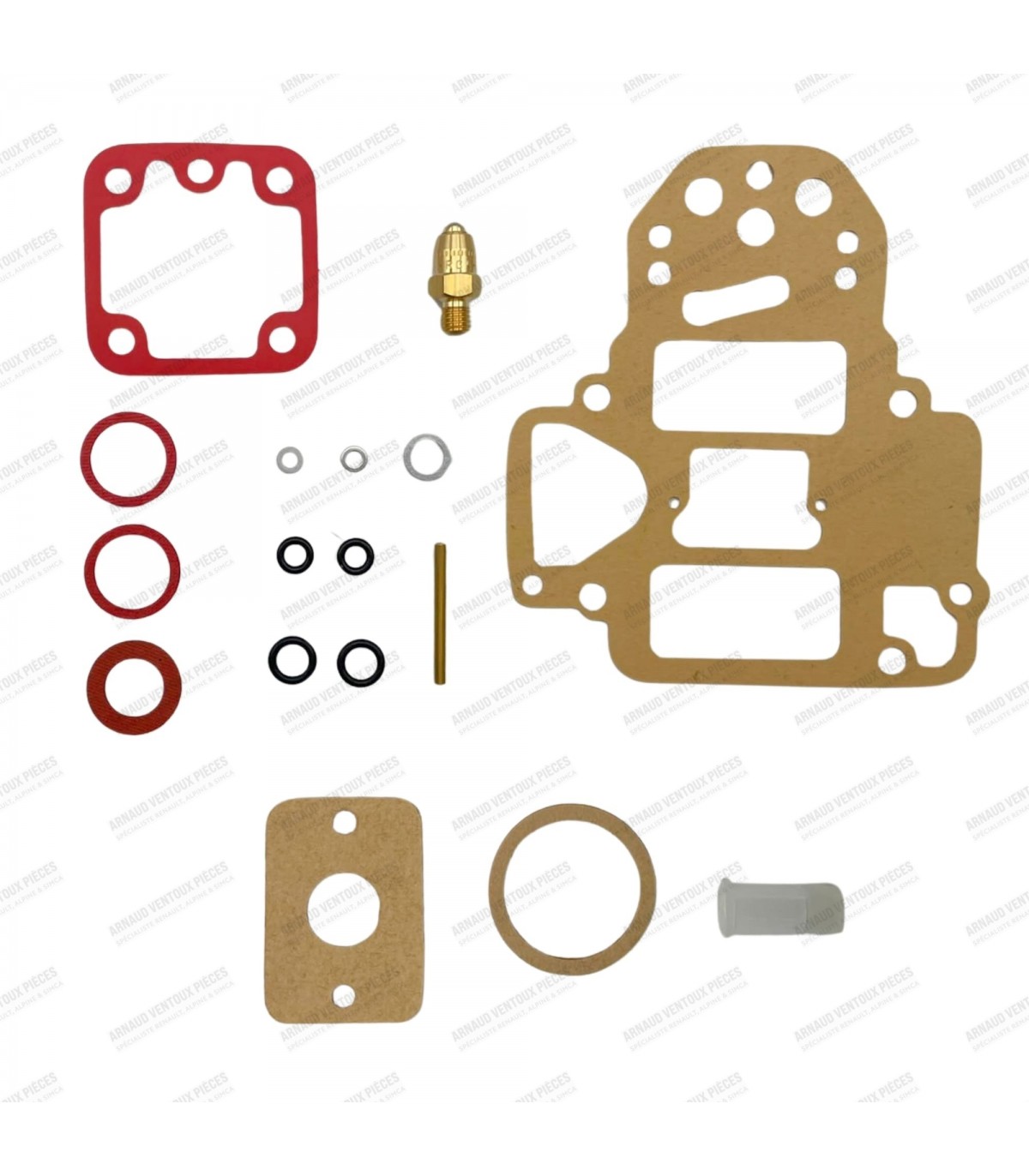 Pochette de joints pour 1 carburateur avec pointeau 2.0 - Weber 40 ou 45 (DCO ou DCOE)