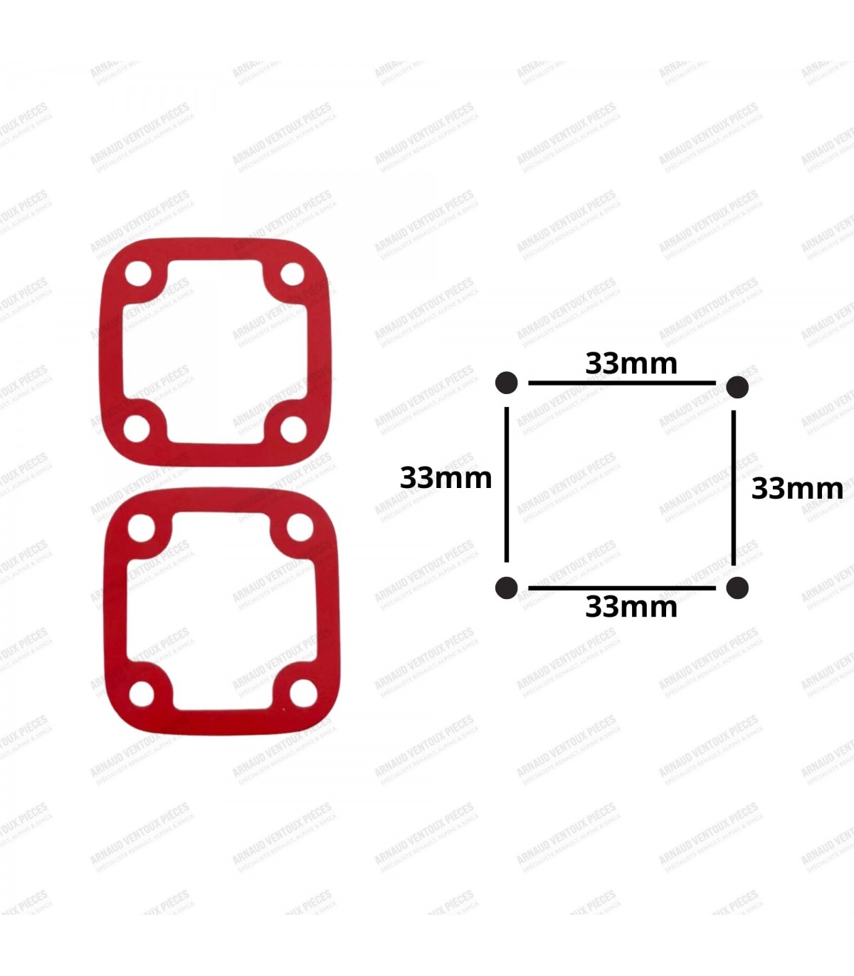 Pochette de joints pour 2 carburateurs avec pointeau de 1.5 - Weber 40 DCOE - 2