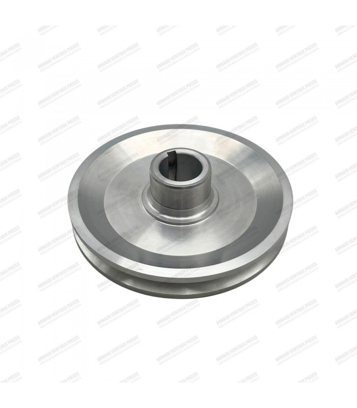 Poulie de vilebrequin en aluminium - Ø 130mm - Moteur Cléon 1108cm³ - Réf 0824397802 - 1