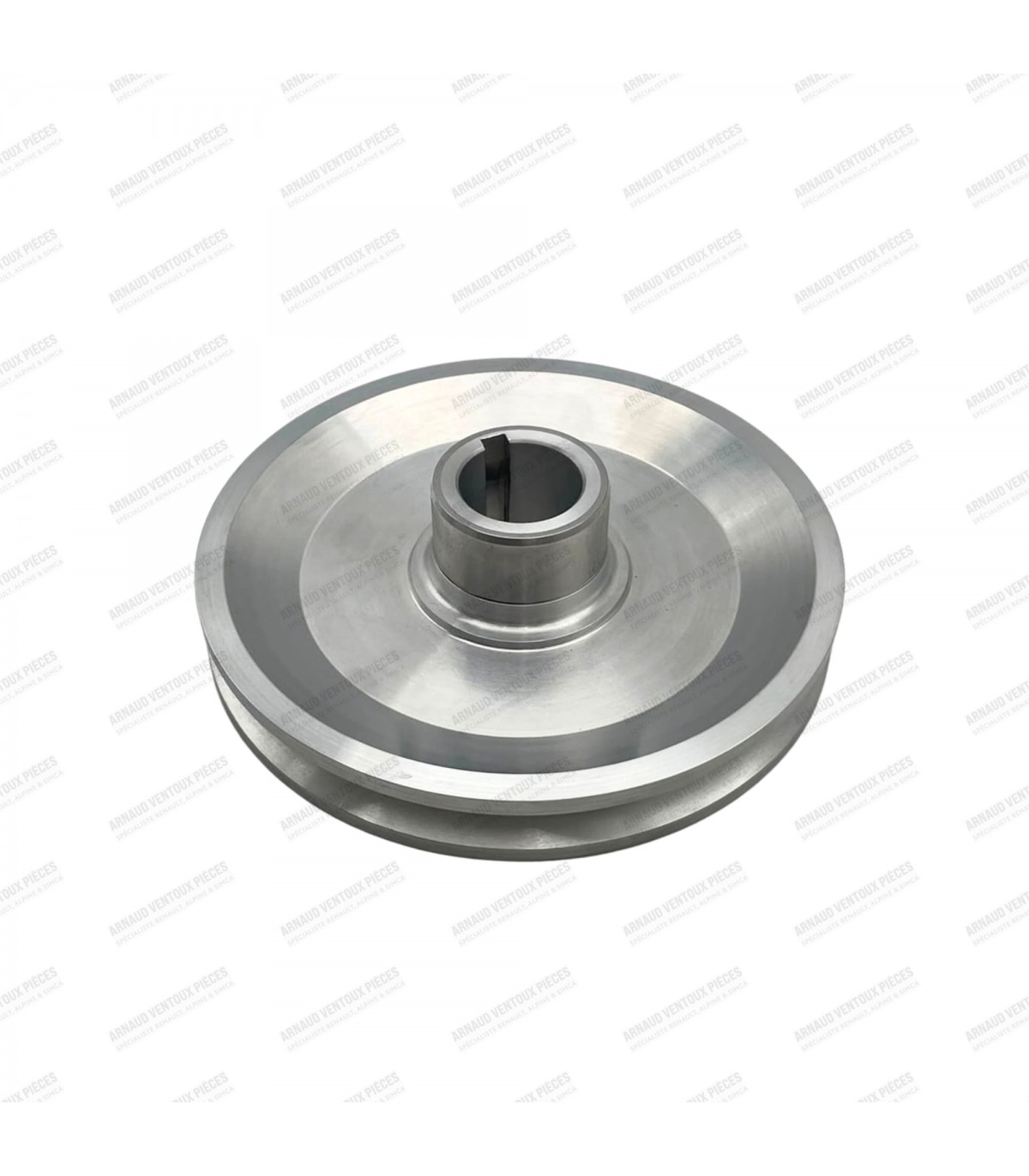 Poulie de vilebrequin en aluminium - Ø 130mm - Moteur Cléon 1108cm³ - Réf 0824397802 - 1