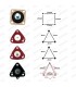 Carburetor gasket kit (Complete) - Solex 32 DIS - R18 Turbo - 2