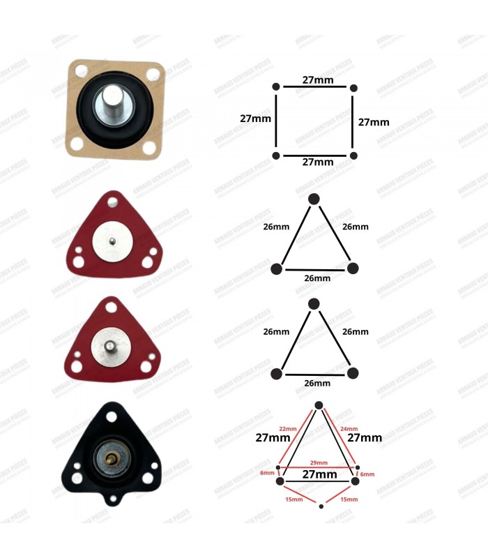 Carburetor gasket kit (Complete) - Solex 32 DIS - R18 Turbo - 2