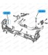 M10 screws for attaching the rear crossmember to the chassis or body - 3
