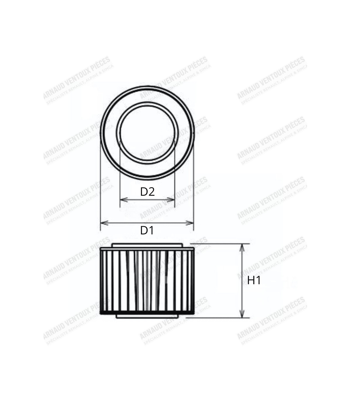 Juvaquatre air filter - 2