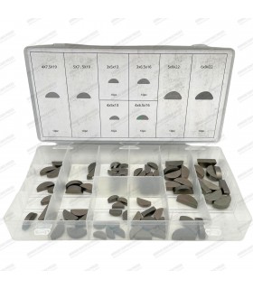 Assortment of half-moon keys (300 pieces) - 1
