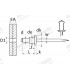 Rivet pour Baguettes latérales plastique   Renault R4 / 4L  - Réf 7703072177 / 7703072289 - 2