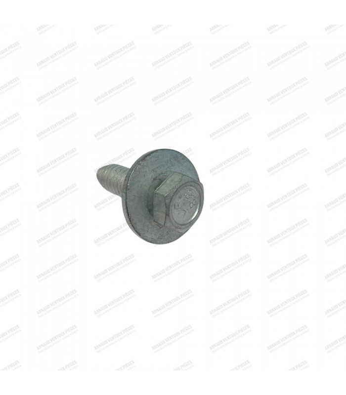 Vis de carrosserie avec rondelle libre - Ø M6x100x20mm (Couleur zinc blanc) - 2