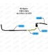 Intermediate exhaust pipe - R5 Alpine - Ø45mm - Ref 7701020113 - 2