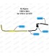 Front exhaust pipe with silencer - R5 Alpine - Ø45mm - Ref (7701020110 / 7701020370) and 7701020111 - 2
