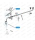 Gear lever ring kit: 1 plastic + 1 rubber - 4