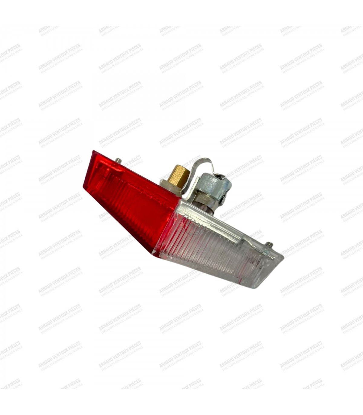 Feu d'aile blanc et rouge (Cabochon et support d'ampoule) - 2