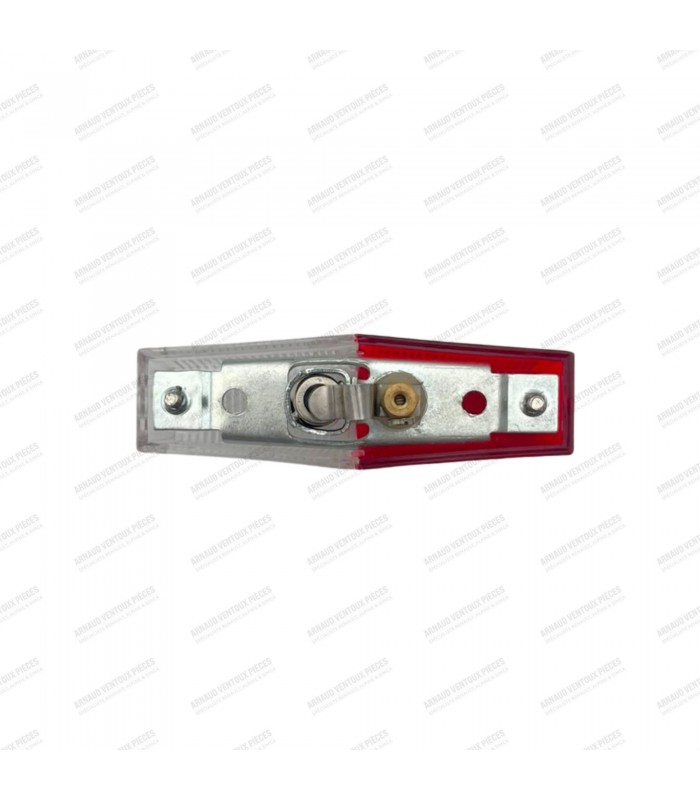 Feu d'aile blanc et rouge (Cabochon et support d'ampoule) - 3