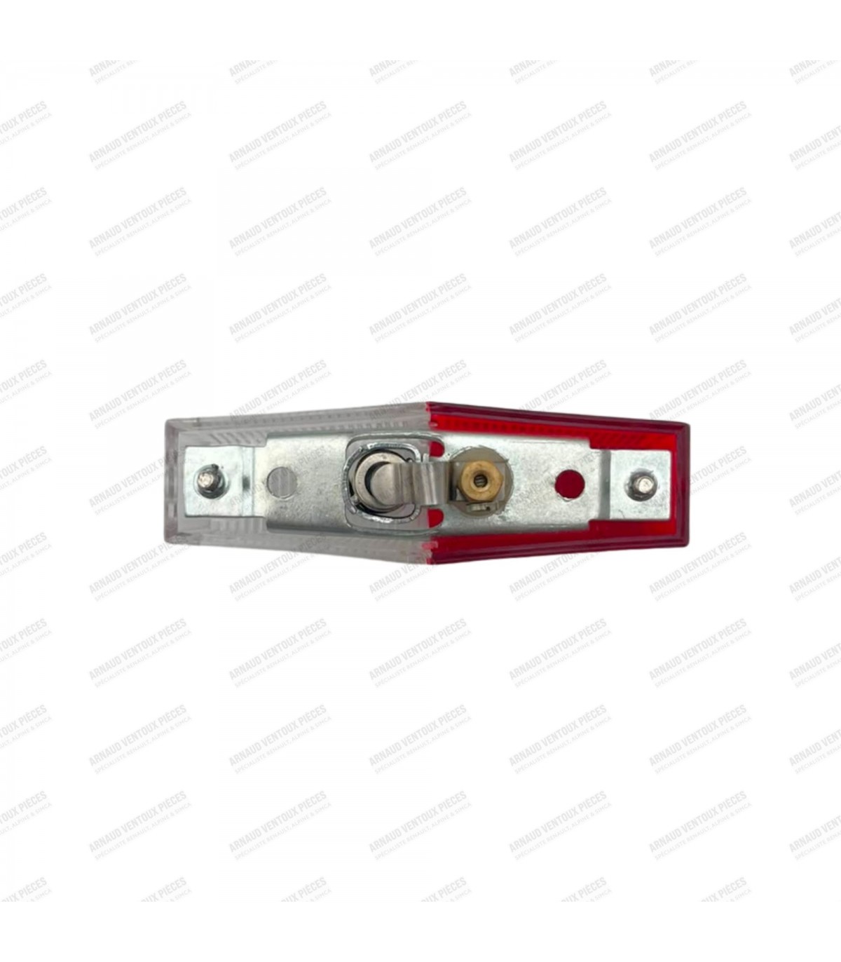 Feu d'aile blanc et rouge (Cabochon et support d'ampoule) - 3