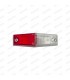 Feu d'aile blanc et rouge (Cabochon et support d'ampoule) - 1