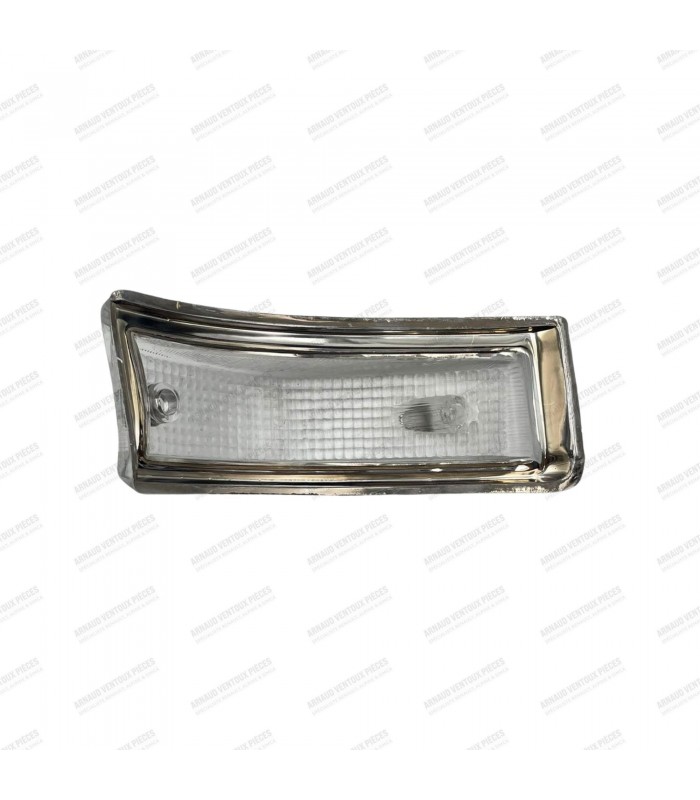 Clear front right indicator lens with chrome surround - Simca 1000 - 3