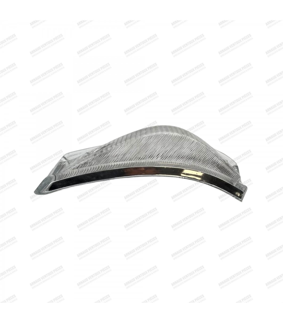 Clear front right indicator lens with chrome surround - Simca 1000 - 1