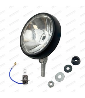 Phare de longue portée additionnelle avec boîtier noir satiné Ø 122mm  (Ampoule H3 - 12V) - 1