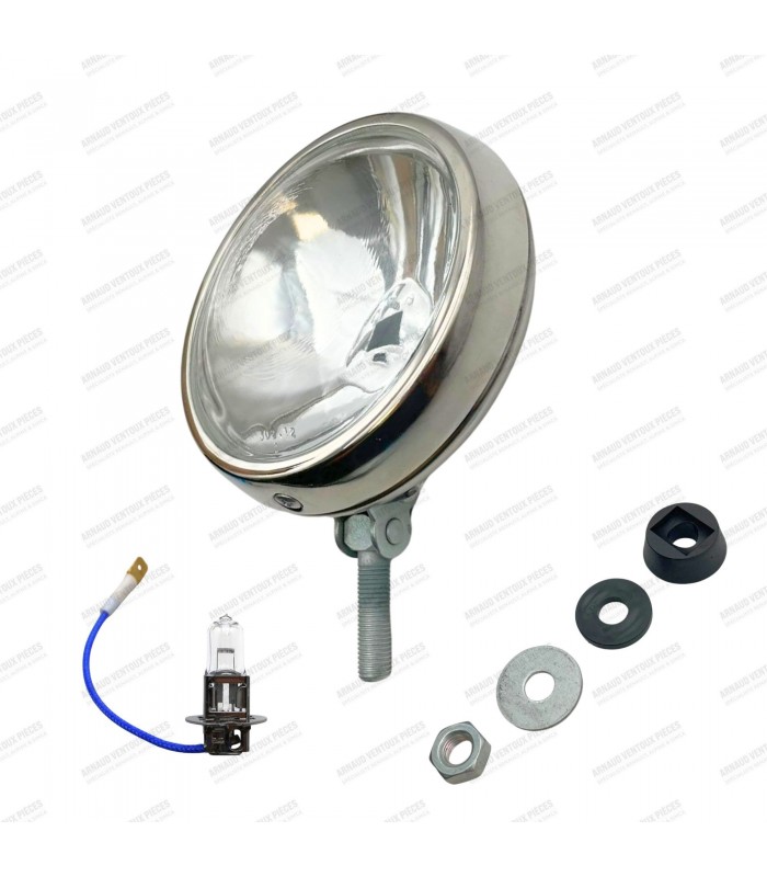Phare de longue portée additionnelle avec boîtier inox Ø 122mm  (Ampoule H3 - 12V) - 1