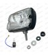 Phare de longue portée additionnelle avec boîtier noir satiné (Ampoule H3 - 12V) - 1