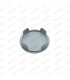 Grey plastic wheel center cap - Diameter 64.5mm (Outer) - 2