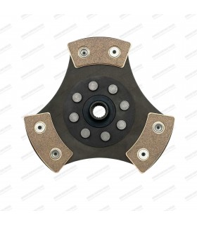 Reinforced clutch disc with 3 rigid sintered metal pads - Ø 180mm / 20 splines - 1