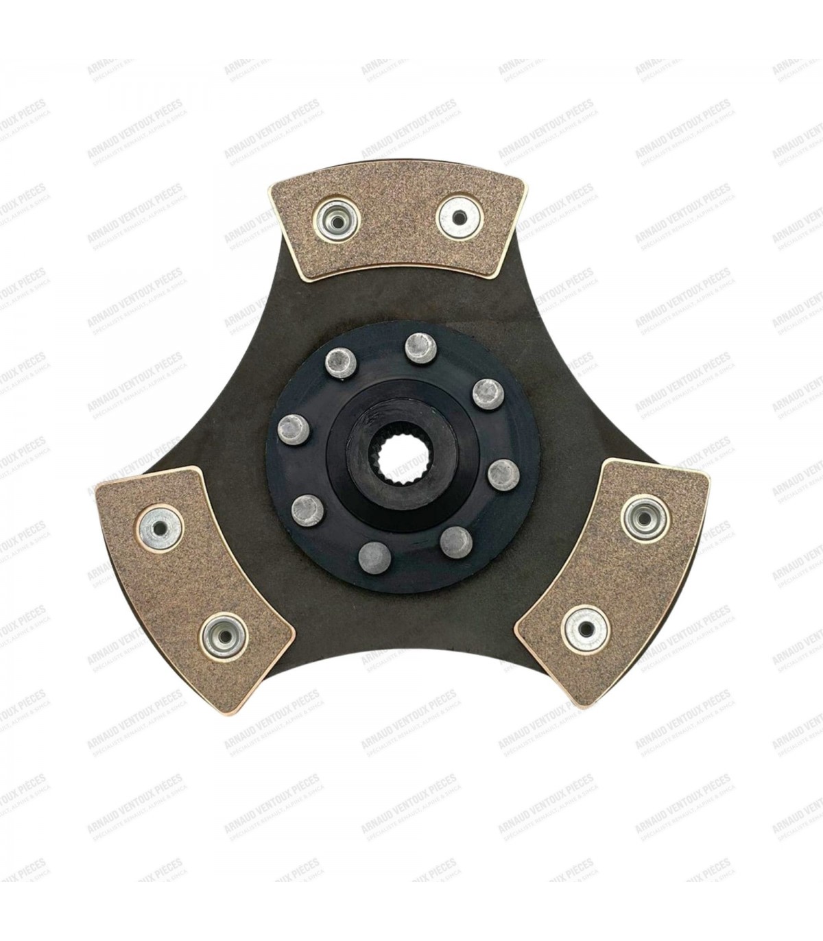 Reinforced clutch disc with 3 rigid sintered metal pads - Ø 180mm / 20 splines - 2
